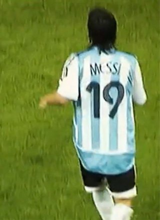 Camiseta Original Mundial 2006 Argentina Messi