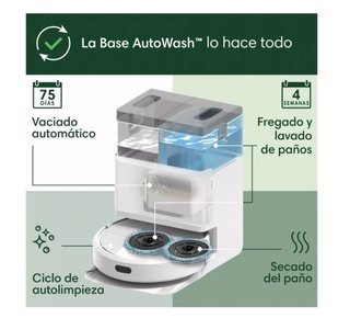 Robot Aspirador y Friegasuelos RoombaR Plus 405