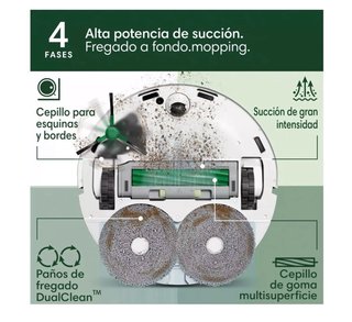 Robot Aspirador y Friegasuelos RoombaR Plus 405