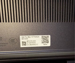 Portátil Dell Negro 14 Premium