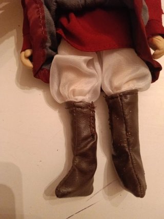 Statuetta ceramica bambina con treccia