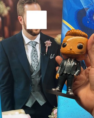 Funko Pop! Personalizado Boda Premium Artesanal