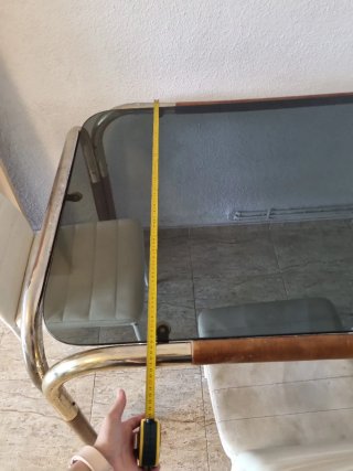 Mesa comedor cristal y 3 sillas