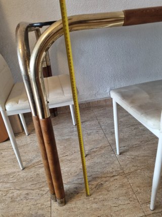 Mesa comedor cristal y 3 sillas