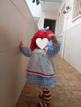Disfraz de Muñeca de Trapo Raggedy Ann