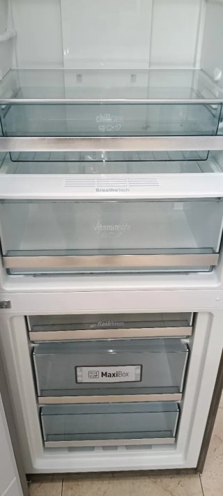 Nevera Combi  Panasonic Acero Inoxidable 200X60X63