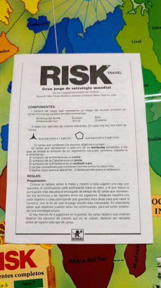 Juego de Mesa Risk Edición Años 80
