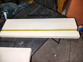 Estantería de pared blanca madera