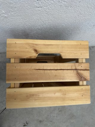 Caja de madera Ikea