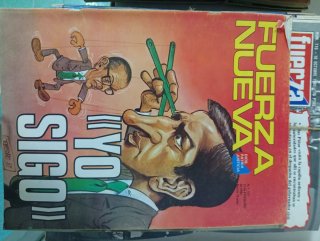 Revistas antiguas de Fuerza Nueva años 74 al 81