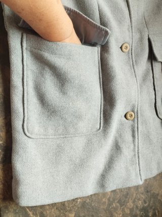 Abrigo Gris con Capucha Lefties Talla M