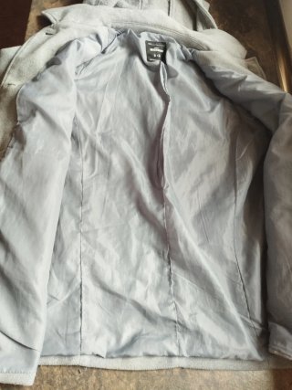 Abrigo Gris con Capucha Lefties Talla M