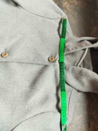 Abrigo Gris con Capucha Lefties Talla M