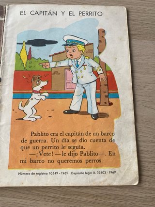 Cuento antiguo El capitán y el perrito – Toray 196