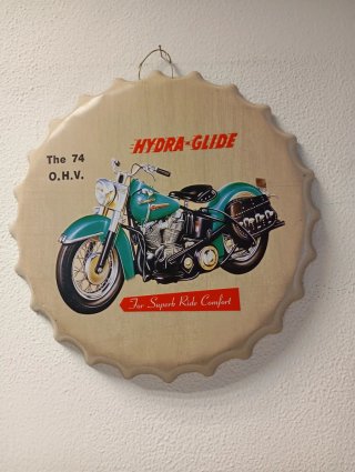 Chapa Decorativa Harley Davidson Hydra-Glide