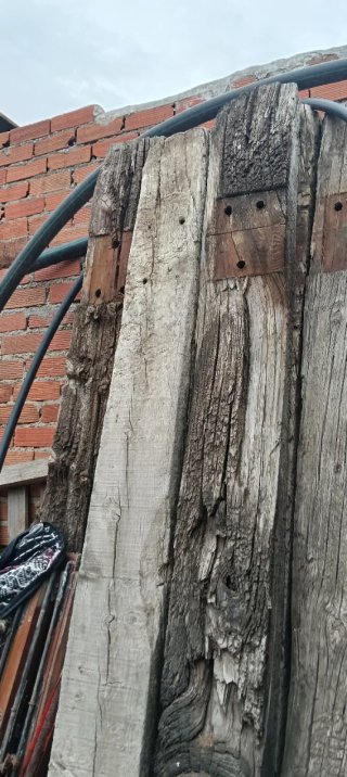 Travesaños de Tren de Madera