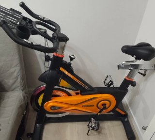 Bicicleta Spinning Alpine 8000 Naranja