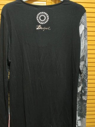 Jersey Desigual Negro con Estampado