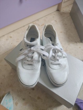 Zapatillas Polo Ralph Lauren Blancas Talla 41