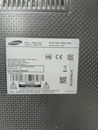 Televisor Samsung 40 pulgadas modelo UE40J5100AW