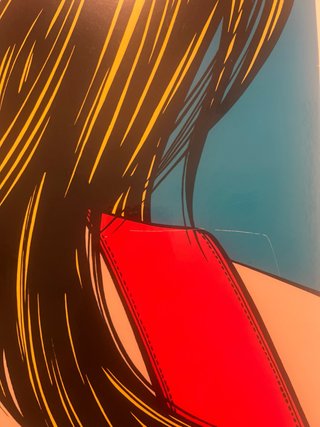 Cuadro Pop Art Mujer Silencio