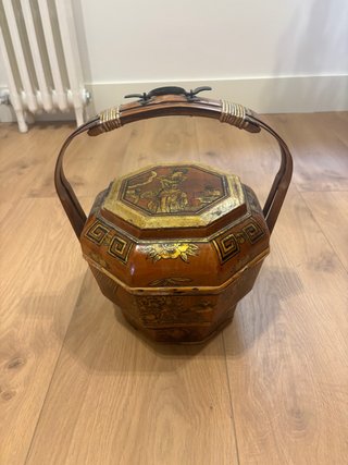 Caja China Antigua Decorativa