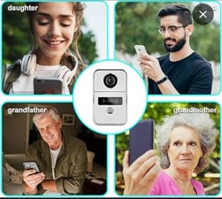 Videoportero WiFi 1080P con Pantalla Táctil 7"