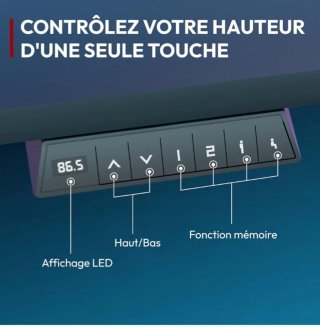 Escritorio Elevable SANODESK QS-Gaming Negro