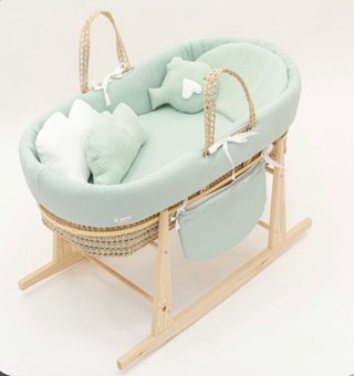 Moisés Cucosbaby verde menta