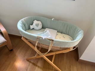 Moisés Cucosbaby verde menta