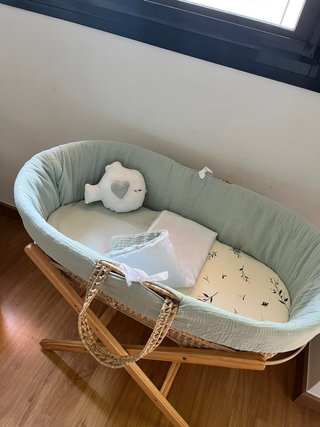 Moisés Cucosbaby verde menta