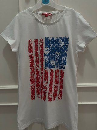 Camiseta blanca Review talla M