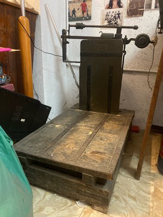 Balanza Antigua de Plataforma Años 50