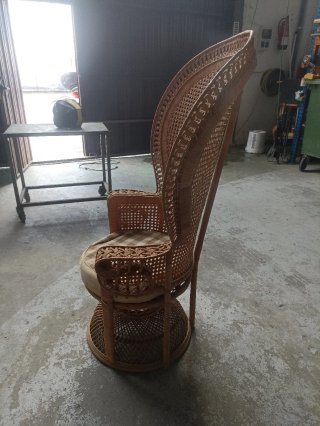 Silla Emmanuel de Ratán y mimbre