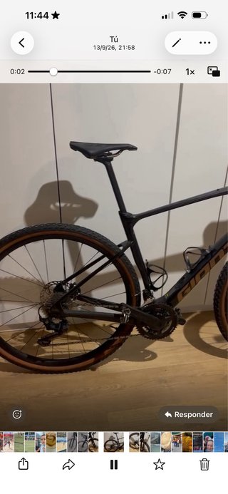 Bicicleta Gravel Giant Talla L Negra