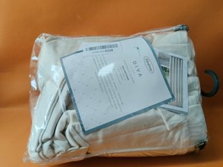 Cortina Opaca Terciopelo Beige