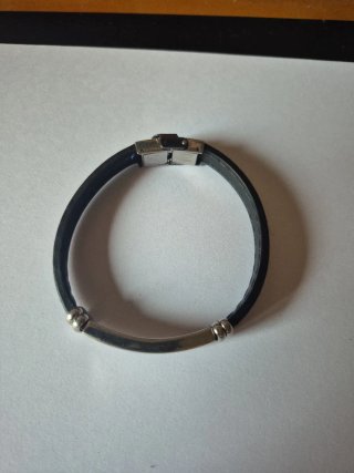 Pulsera Viceroy de Cuero y Acero
