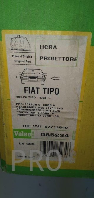 faro Fiat tipo izquierdo valeo