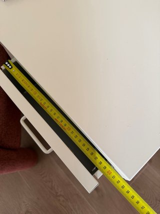 Escritorio 100 x 40 Sklum Metal Blanco.