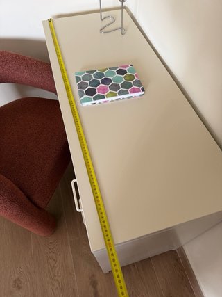 Escritorio 100 x 40 Sklum Metal Blanco.