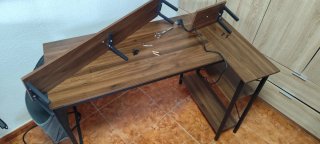 Escritorio en L 120x70cm