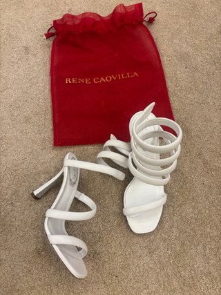 Sandali Rene Caovilla bianchi