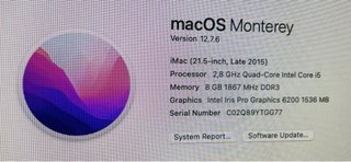 Apple iMac (late 2015) Plata / Silver