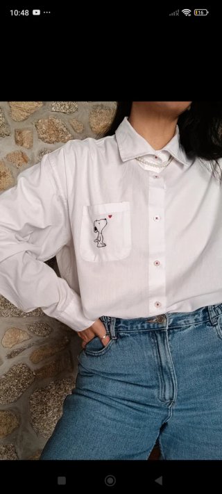 Camisa Oversized Snoopy