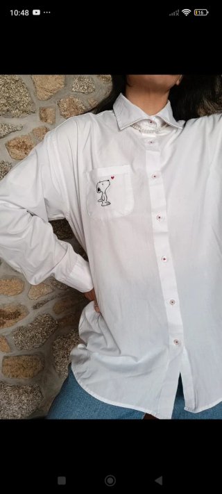 Camisa Oversized Snoopy