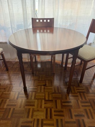 Mesa de Comedor Redonda Extensible
