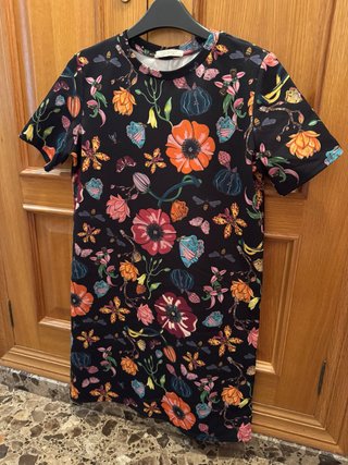 Vestido Estampado Zara