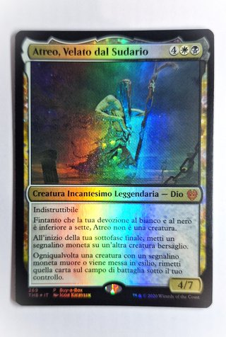 Atreo, Velato dal Sudario Foil Promo NM ITA