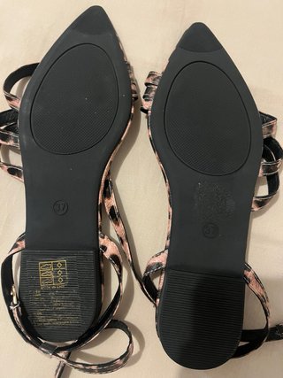 Zapatillas con estampado de leopardo