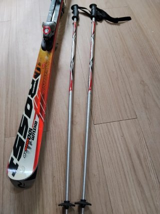 Esquís Rossignol con Bastones Komperdell